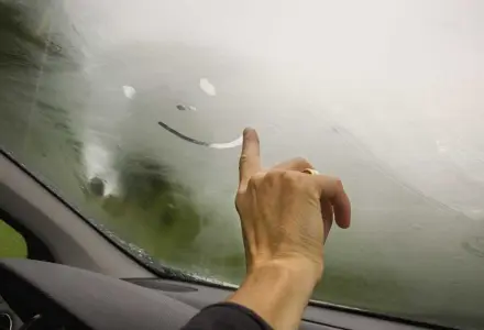 Photo to the page of  What to do about fogged up car windows?